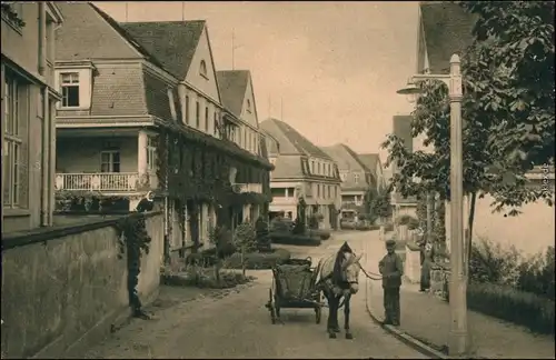 Bad Gottleuba-Berggießhübel Straßenpartie - Männerhäuser 1923 