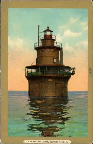 Ansichtskarte Boston Deer Island Light - Haufen 1913