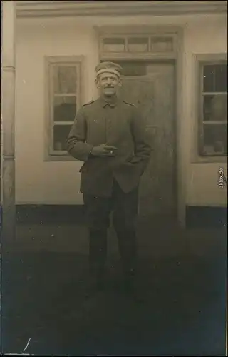 Ansichtskarte  Soldaten-Porträts 1. Weltkrieg - Mannschaftsdienstgrad 1916