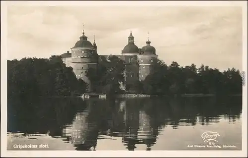 Ansichtskarte Mariefred Schloss Gripsholm 1929