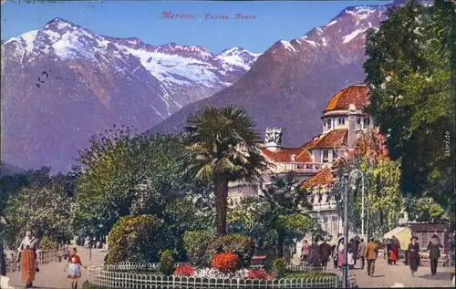 Ansichtskarte Meran Merano Neues Casino/Casino Nuovo 1928