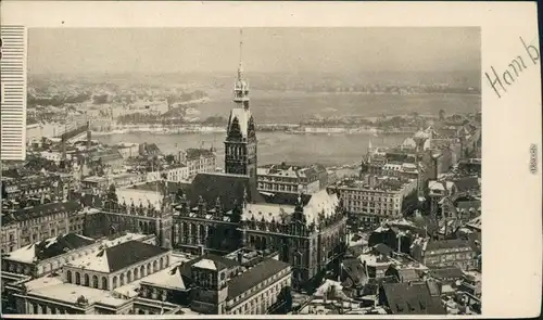 Ansichtskarte Hamburg Luftbild 1940