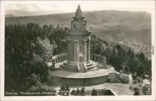 Ansichtskarte Eisenach Luftbild Buschenschafts-Denkmal 1932 