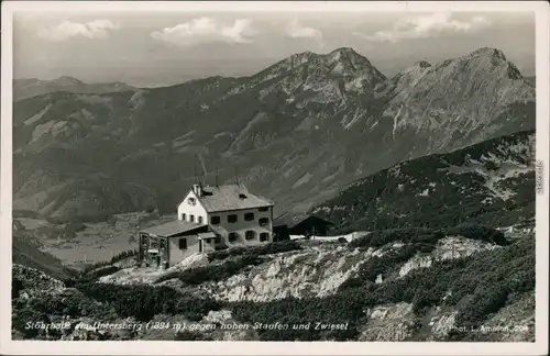 Ansichtskarte Zwiesel Stöhrhaus am Untersberg 1932 