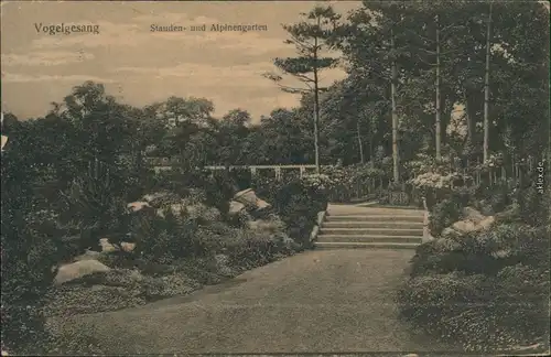 Ansichtskarte Gommern Stauden- und Alpinengarten 1936 