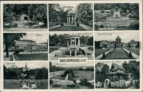 Bad Homburg vor der Höhe MB: Kurhaus, Wilhelmbad, Schlosspark 1933 