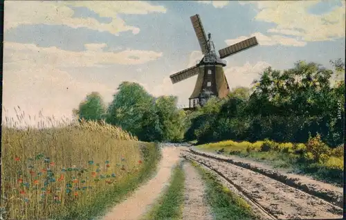 Ansichtskarte  Windmühlen (Gebäude) 1919