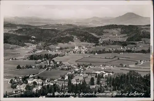 Ansichtskarte Großgmain Panorama-Ansicht 1955