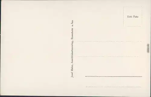 Ansichtskarte Sachrang-Aschau im Chiemgau Panorama-Ansicht mit Bergmassiv 1955