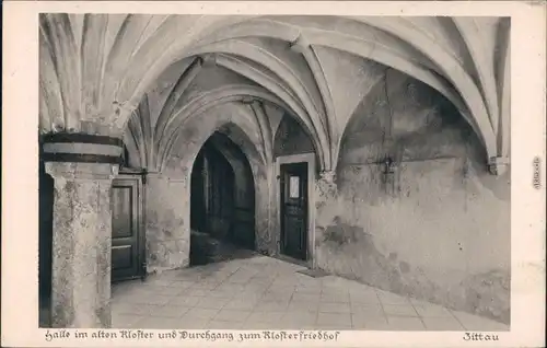 Zittau Kloster  Durchgang zum Klosterfriedhof 1938