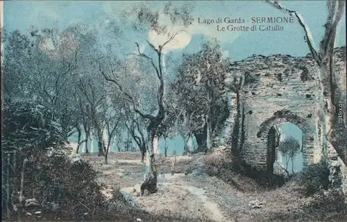 Riva del Garda Lago di Garda / Gardasee - Le Grotte di Catullo 1914