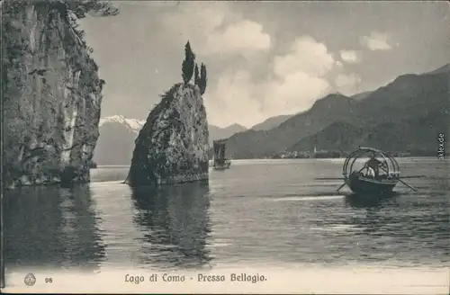 Ansichtskarte Como Lago di Como - Presso Bellagio 1913