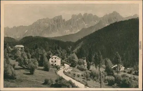 Ansichtskarte Bozen Bolzano Alto Adige / Südtirol mit Bergmassiv 1924 