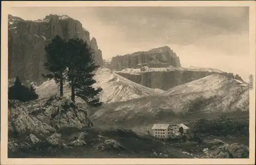 Gröden (Südtirol) Val Gardena Alto Adige / Südtirol - Sellajochhaus 1927 