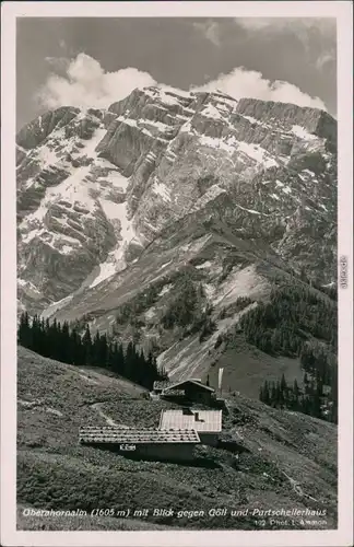 Ansichtskarte Berchtesgaden Purtschellerhaus mit Oberahornalm (1605 m) 1938