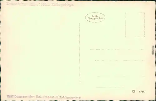 Ansichtskarte Traunstein Traunsteiner-Hütte 1940