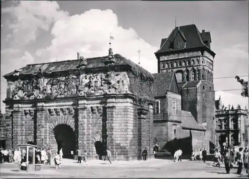 Ansichtskarte Danzig Gdańsk/Gduńsk Hohes Tor/Brama Wyżynna 1962