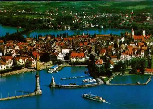 Ansichtskarte Lindau (Bodensee) Luftbild 1995