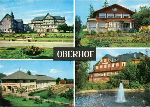 Oberhof (Thüringen) Luisensitz, Haus der Freundschaft, FDGB-Heim Stachanow 1969