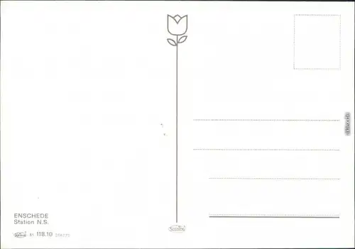 Ansichtskarte Enschede Enschede (Eanske) Bahnhof 1985