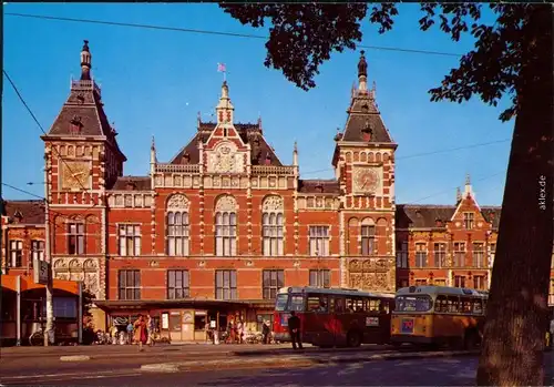 Amsterdam Amsterdam Hauptbahnhof / Central Station / Centraal station 1970