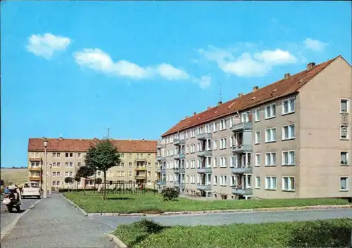 Reichenbach (Oberlausitz) Neubaublocks in der "Etkar-André-Straße" 1976