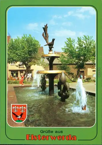 Ansichtskarte Elsterwerda Wikow Elsterbrunnen 1995