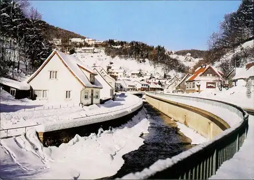 Ansichtskarte Wieda (Harz) Winteransicht 1981