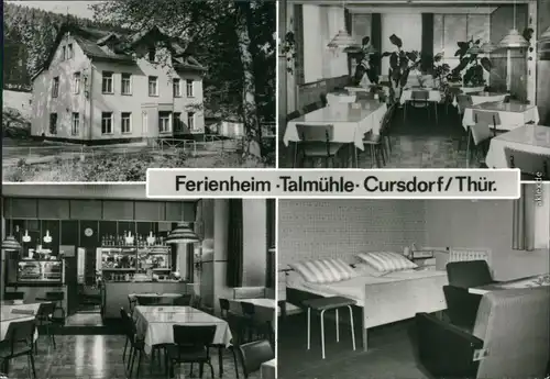 Ansichtskarte Cursdorf Cursdorf Ferienheim "Wilhelm Pieck" des VEB 1983