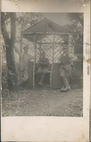 Foto  Soldaten-Porträts 1. Weltkrieg 1915 Privatfoto
