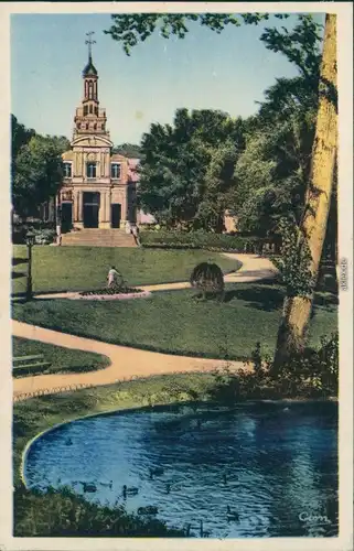 CPA Cognac Jardin et Hotel de Ville/Garten des Stadthotels 1940