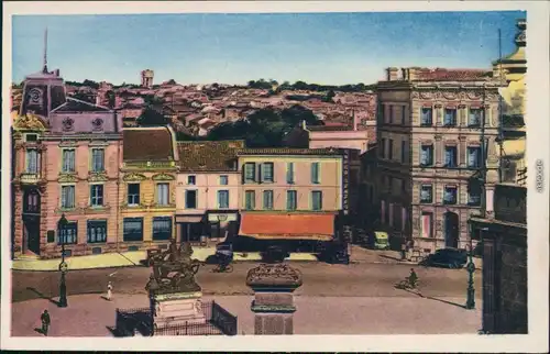 CPA Cognac Place/Platz Francois 1er und Quartier Cagouillet 1940