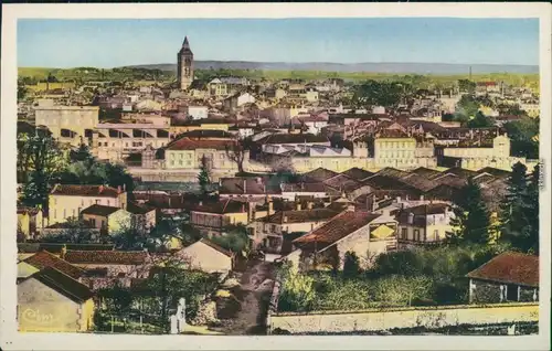 CPA Cognac Blick über die Stadt 1940