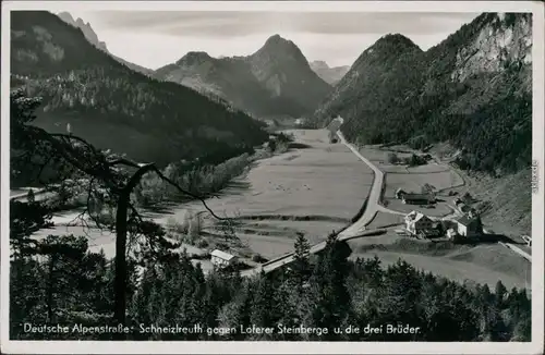 Ansichtskarte Schneizlreuth Deutsche Alpenstraße 1932 