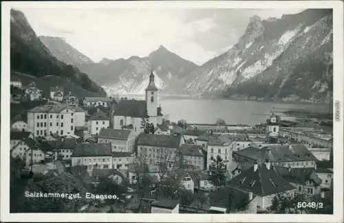 Ansichtskarte Ebensee Panorama 1938