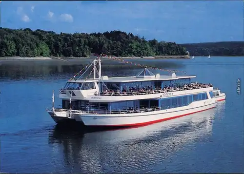 Günne Möhnesee - Stausee, Katamaran MS Möhnesee u. Shuttle MS Körbecke 1985