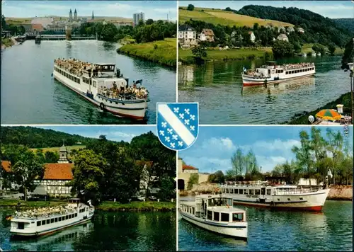 Ansichtskarte Kassel Cassel Motorschiffe 1975