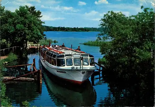 Ansichtskarte Plön in der HOLSTEINISCHEN SCHWEIZ, Fahrgastschiff 1985