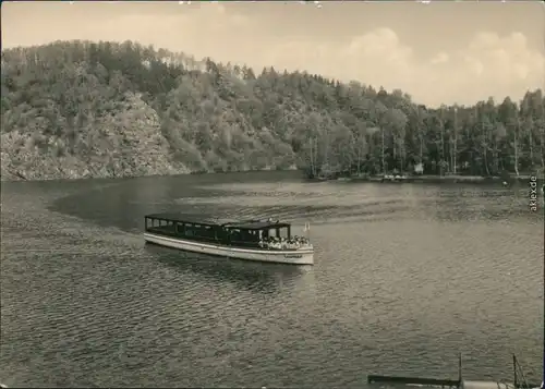 Lauenhain-Mittweida Talsperre Kriebstein Zschopautalsperre Fahrgastschiff 1960