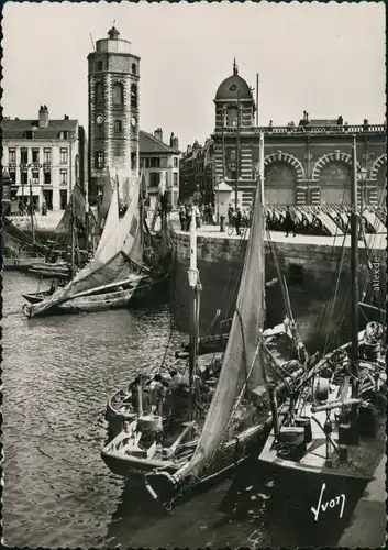 CPA Dünkirchen (Dunkerque) Le Port de peche et le Leughenaer 1964