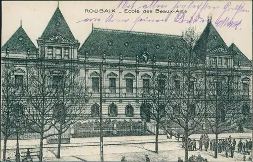 CPA Roubaix Ecole des Beaux-Arts/Kunsthochschule 1914