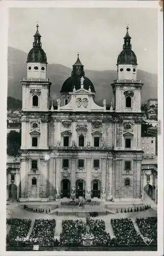 Ansichtskarte Salzburg Dom - Veranstalltung 1934