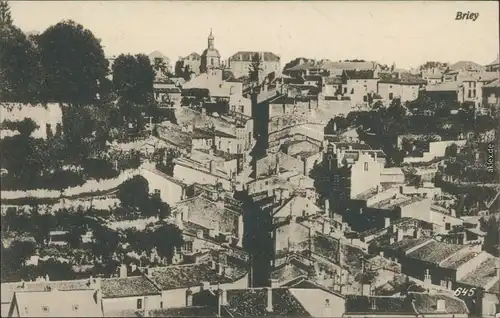 CPA Brieg in Lothringen Briey Panorama-Ansicht mit Kirche 1916