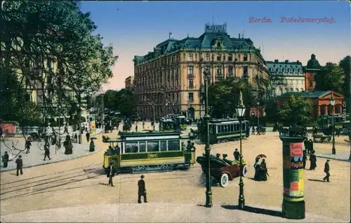 Ansichtskarte Tiergarten-Berlin Potsdamer Platz 1915