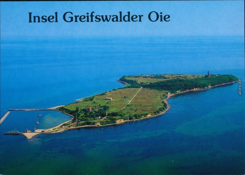 Ansichtskarte Insel Greifswalder Oie Luftbild 1995 Nr. 112451 oldthing Ansichtskarten