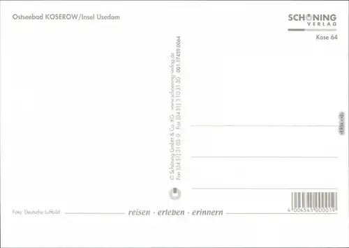 Ansichtskarte Koserow Luftbild  4 2000