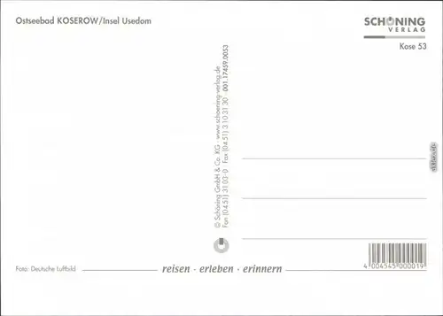 Ansichtskarte Koserow Luftbild 2000