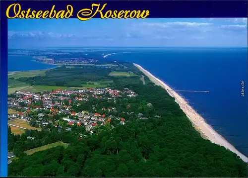 Ansichtskarte Koserow Usedom Luftbild  2000