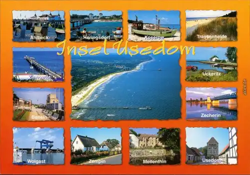 Usedom Insel Usedom - Ahlbeck, Bansin, Wolgast, Zempin, Zecherin 2000