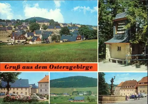 Altenberg Bärenfels Bärenstein Rehefeld-Zaunhaus Lauenstein 1981